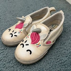 Vans toddler size 10 Unicorn Slip-on shoes